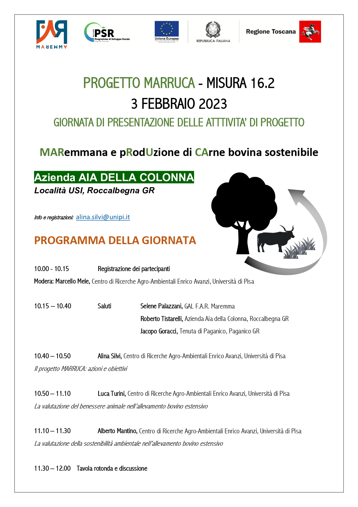 Presentation day of project activities - Flyer